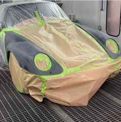 Porsche vor der Lackierung